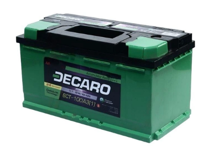 Акумулятор 100Ah-12v DECARO MASTER (353х175х190), L, EN840